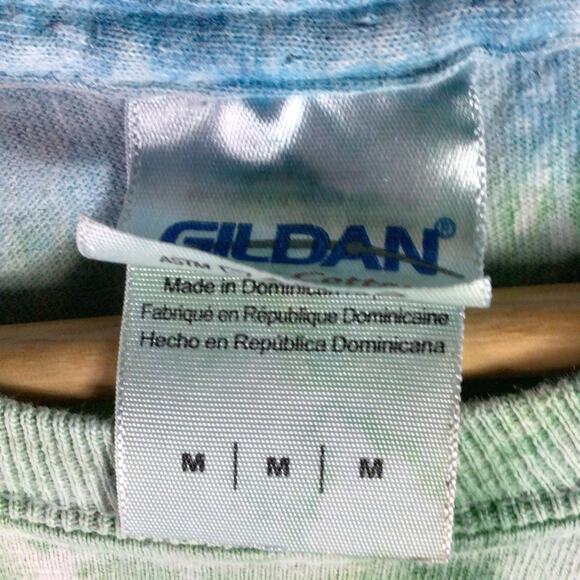 Blue Fox Drive In Movie Theater Blue Fox WA Tie Dye Shirt M - Picture 3 of 4